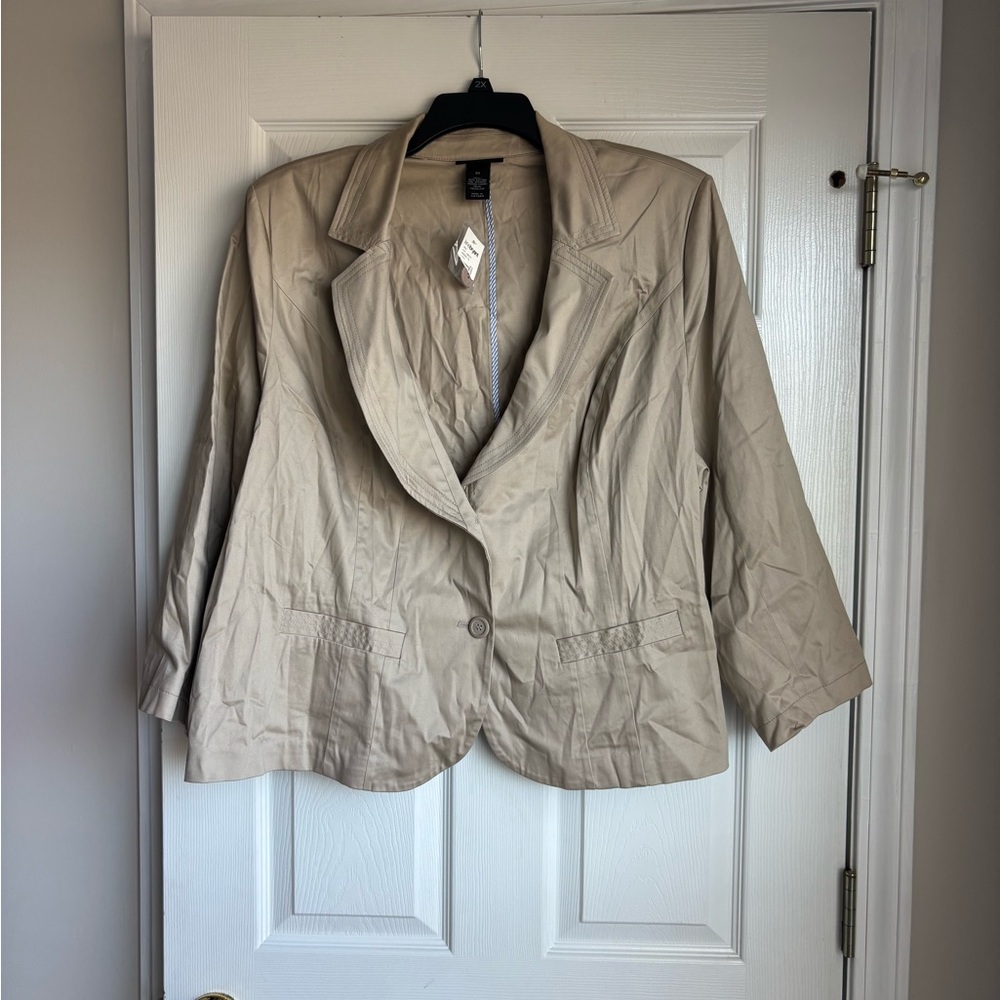 Lane Bryant Tan Blazer for Women